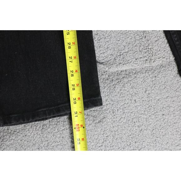 Vintage Harley Davidson Jeans Womens 14 Black Denim 5 Pocket Biker Motorcycle - Picture 8 of 9